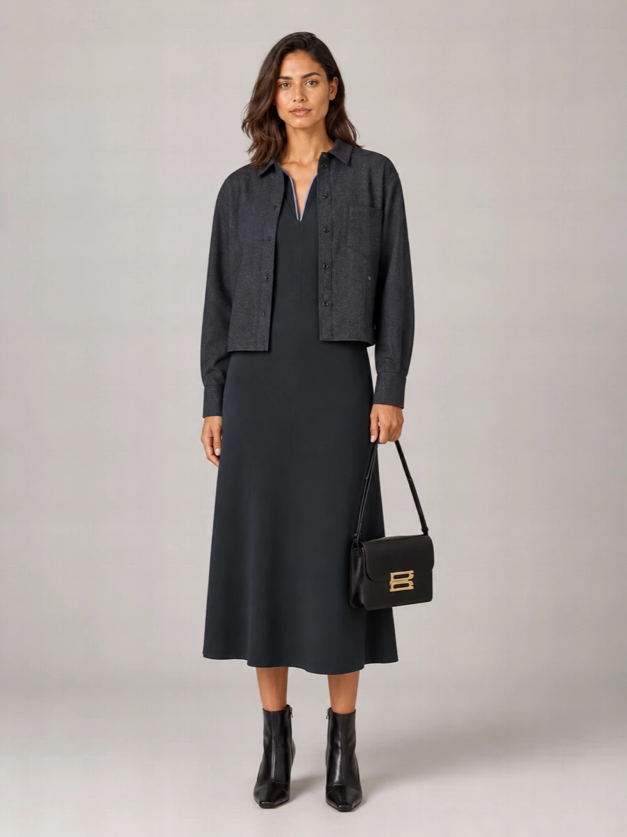 Victoria Beckham Wool Fitted Jacket