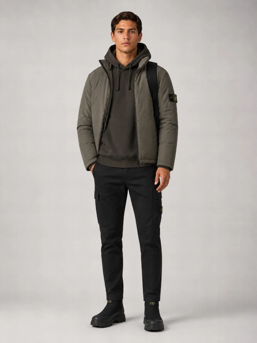Stone Island Padded Hooded Puffer Jacket