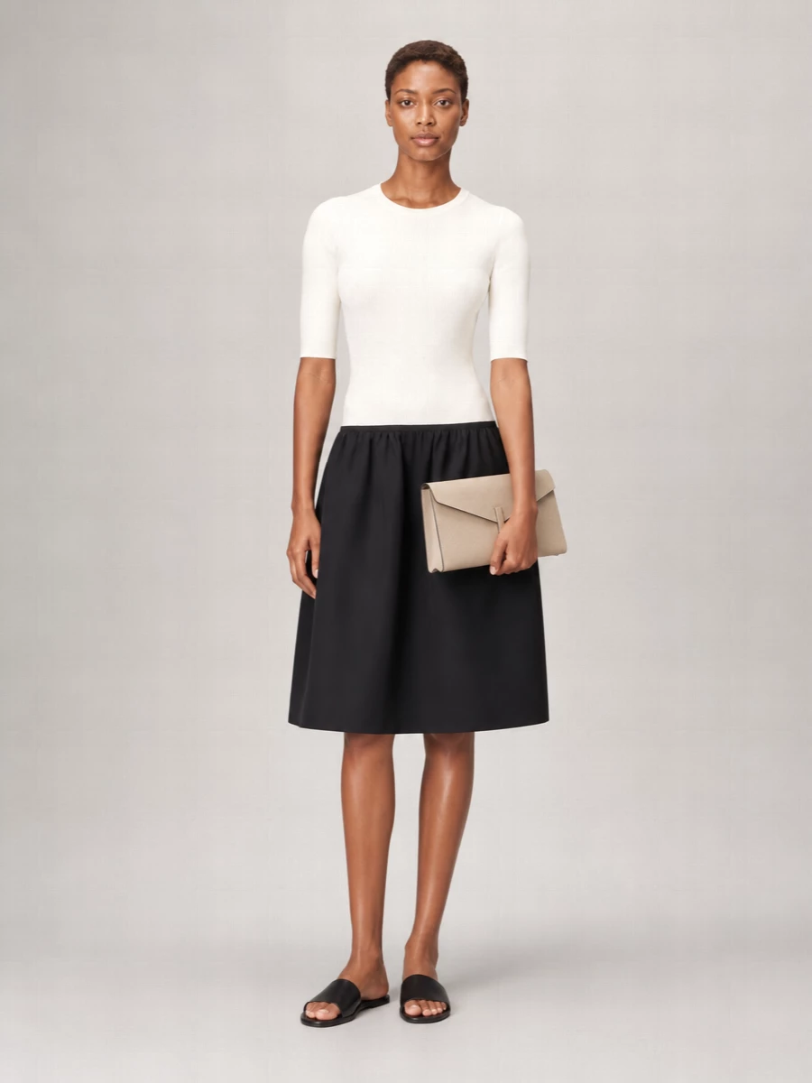 Valextra Leather Clutch Bag