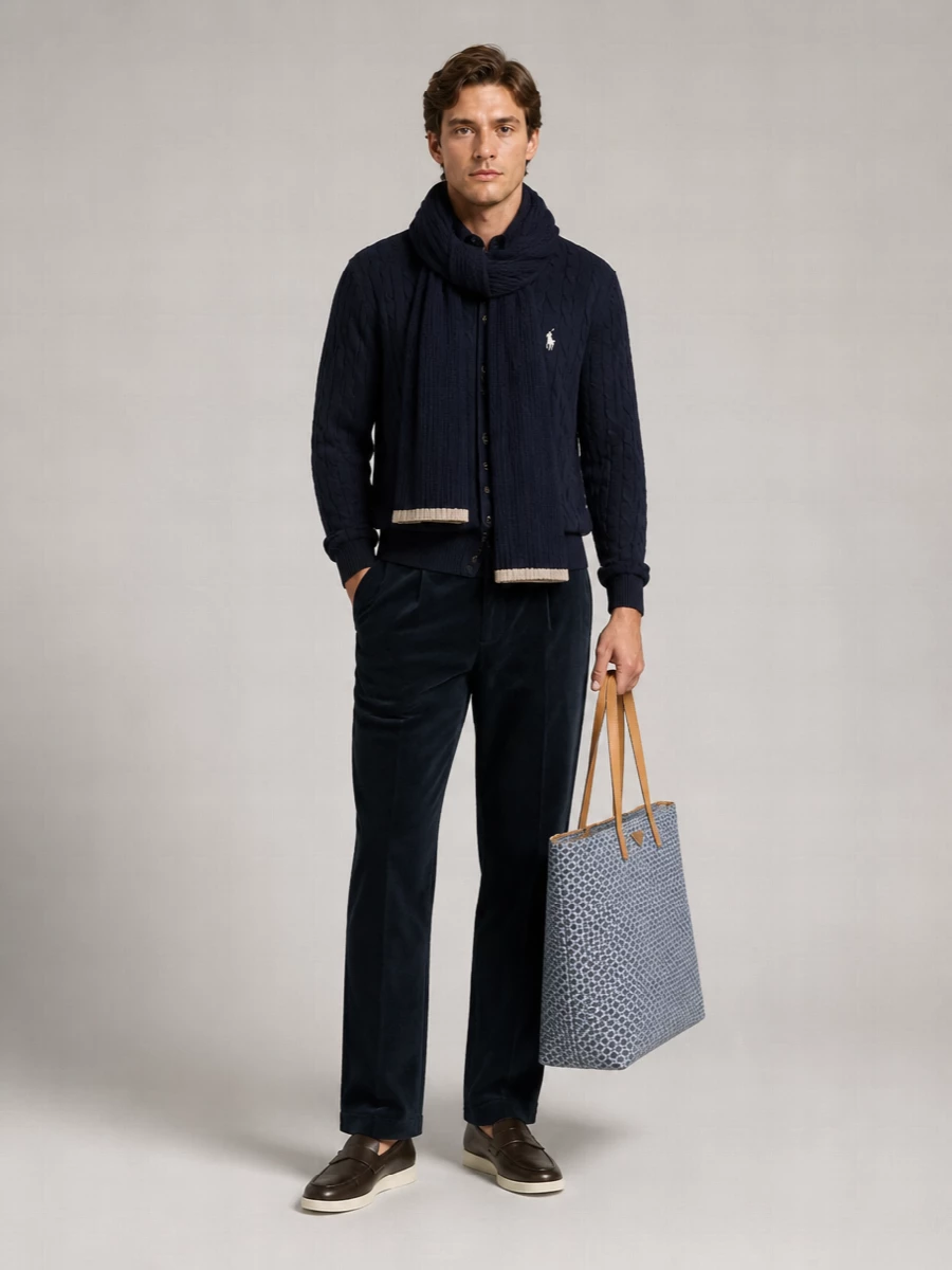 Brunello Cucinelli Ribbed Cashmere Scarf