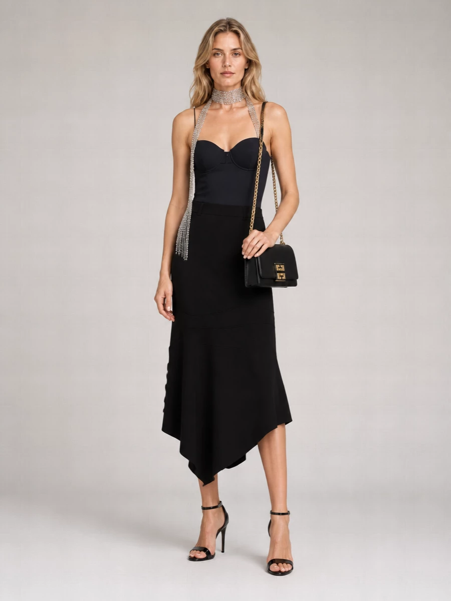 Givenchy Patent Leather Cage Sandals