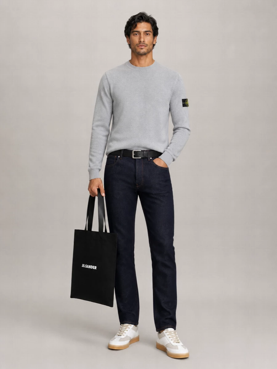 Stone Island Denim Straight-Leg Jeans