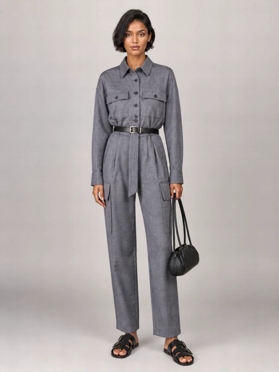 The Frankie Shop Knee-Length Jumpsuit