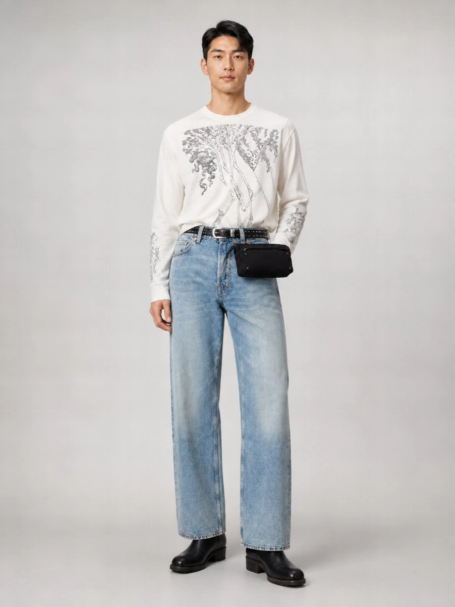 Our Legacy Denim Straight-Leg Jeans