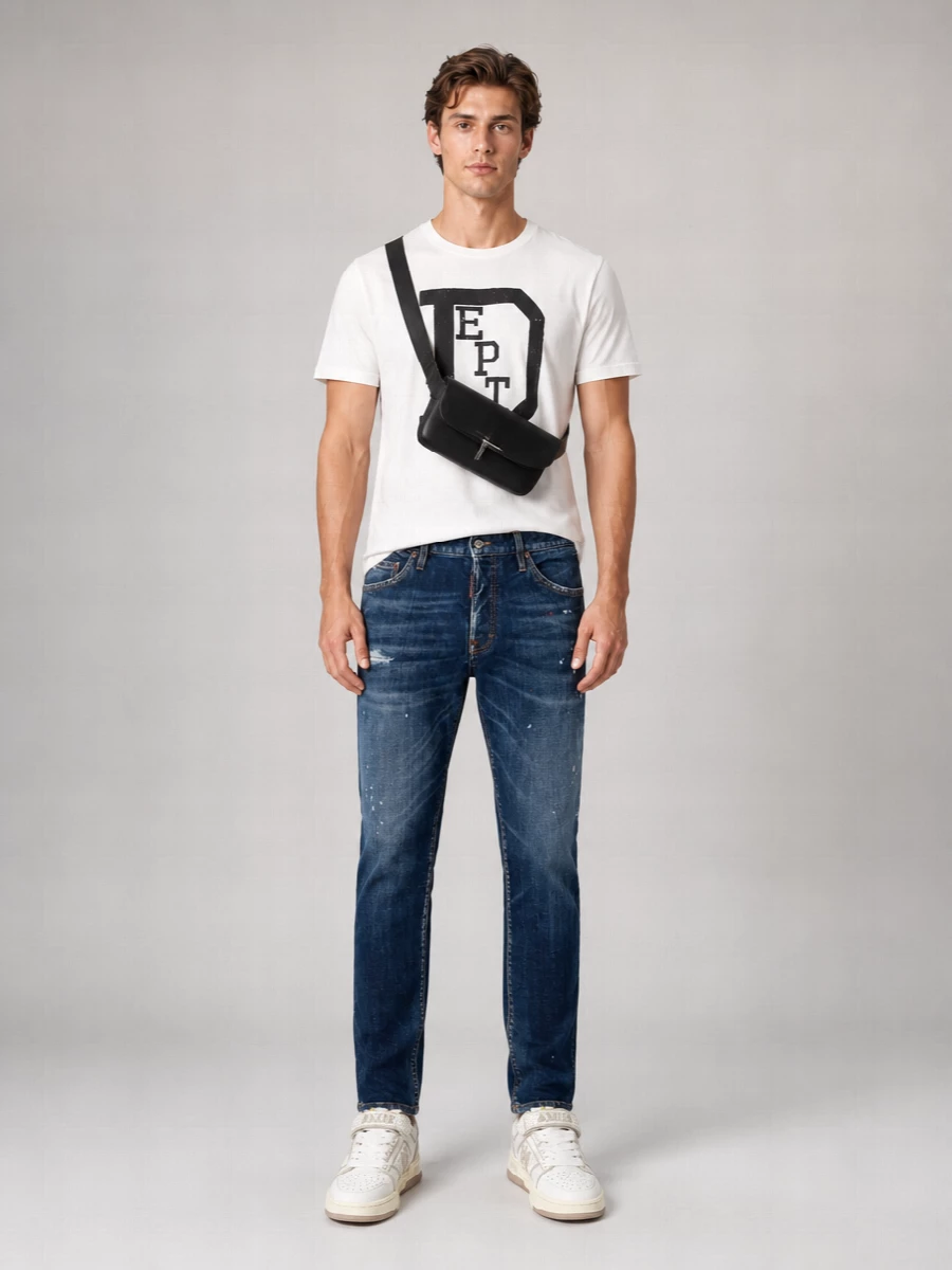 Amiri Leather Low-Top Sneakers