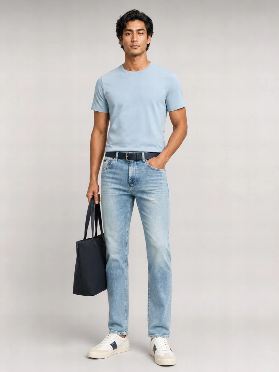Boss Cotton Crewneck Short-Sleeve T-Shirt