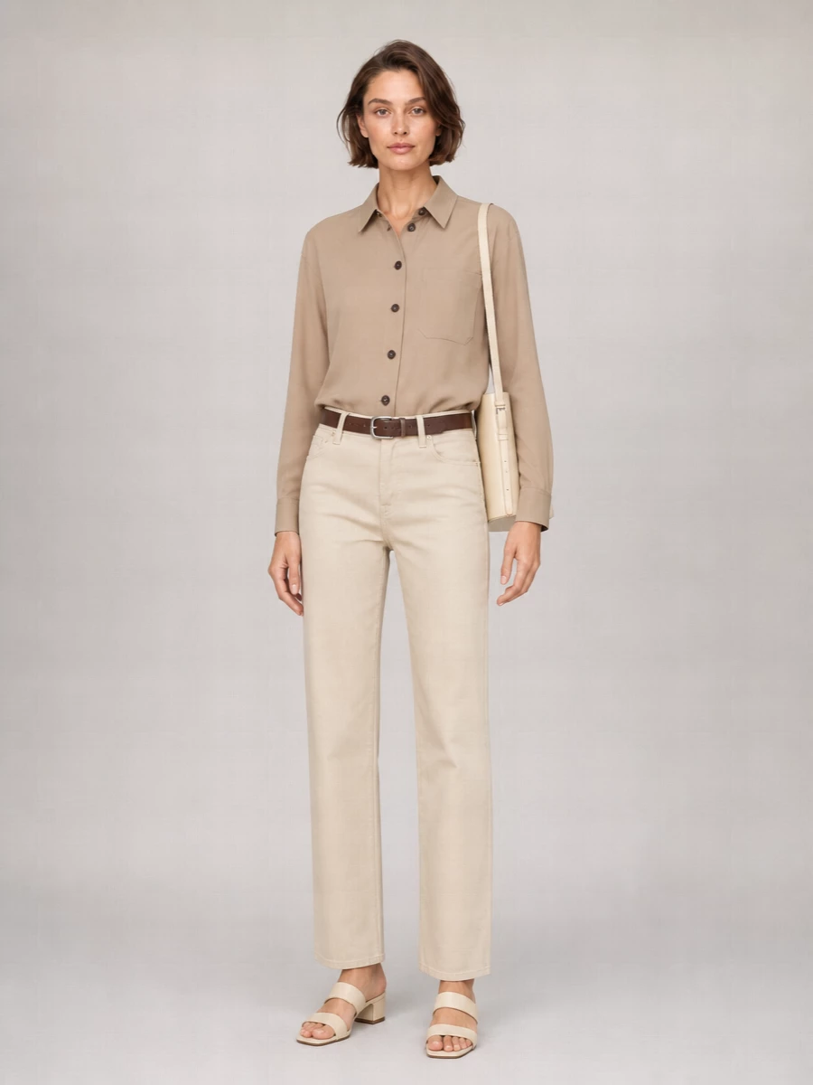 7 For All Mankind Denim High-Rise Wide-Leg Jeans