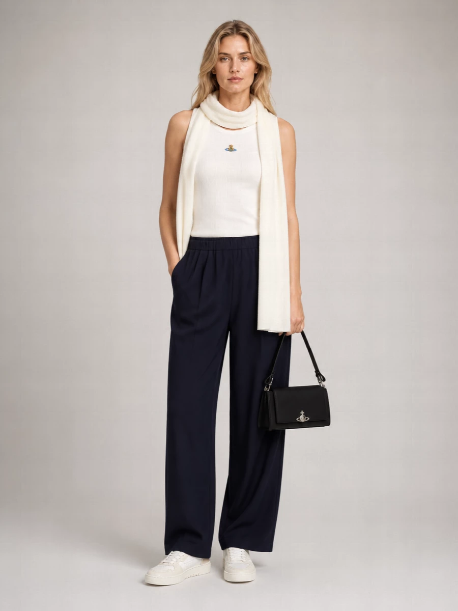 Vivienne Westwood Ribbed Slim-Fit Cropped Tank Top