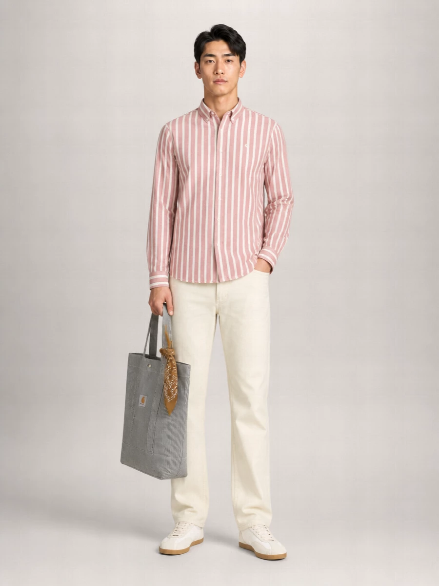 Carhartt Wip Cotton Oxford Long-Sleeve Shirt