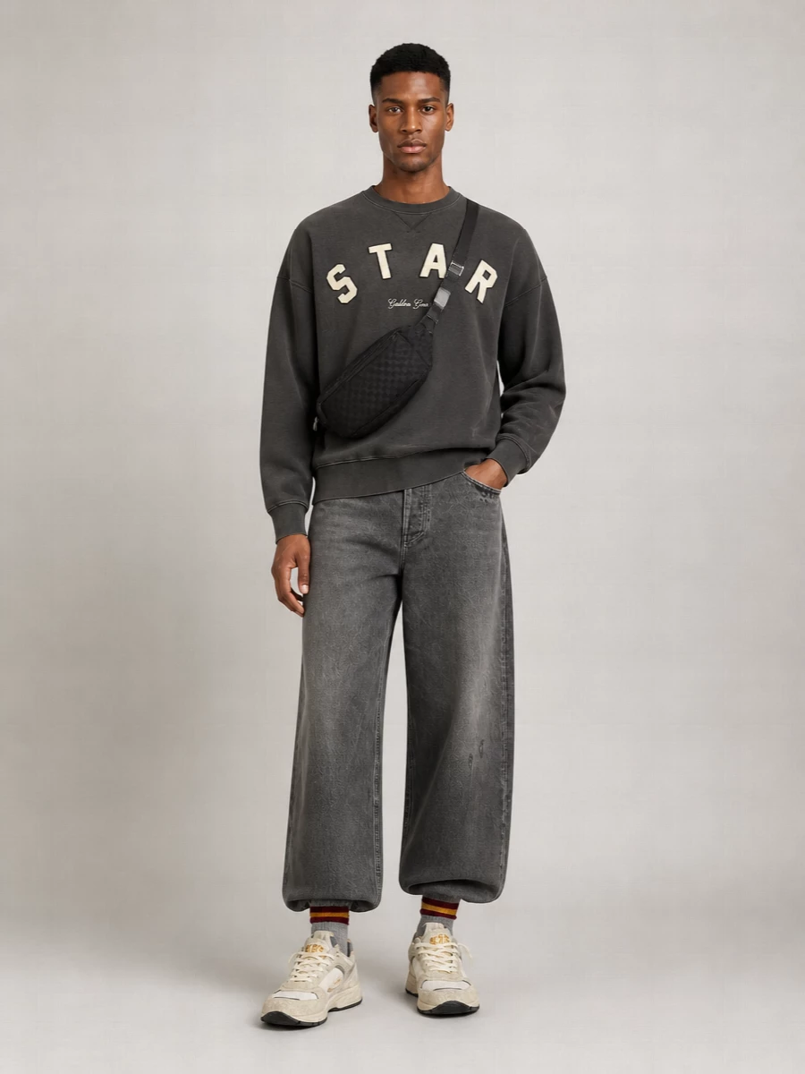 Golden Goose Leather Low-Top Sneakers