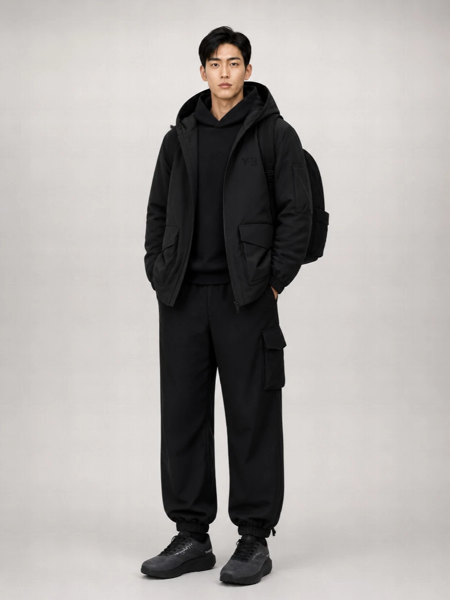 Y-3 Gore-Tex Relaxed-Fit Hooded Padded Jacket