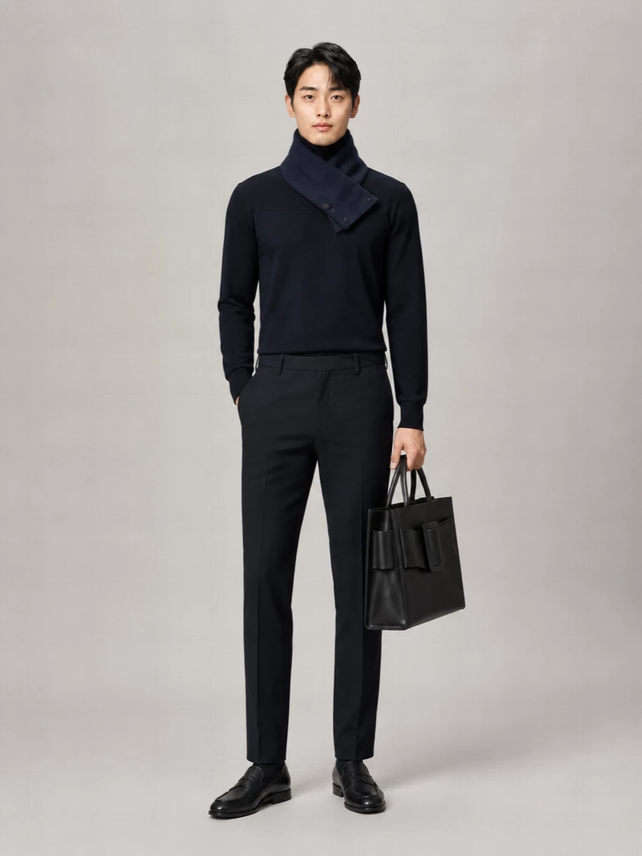 John Smedley Merino Wool Turtleneck Sweater