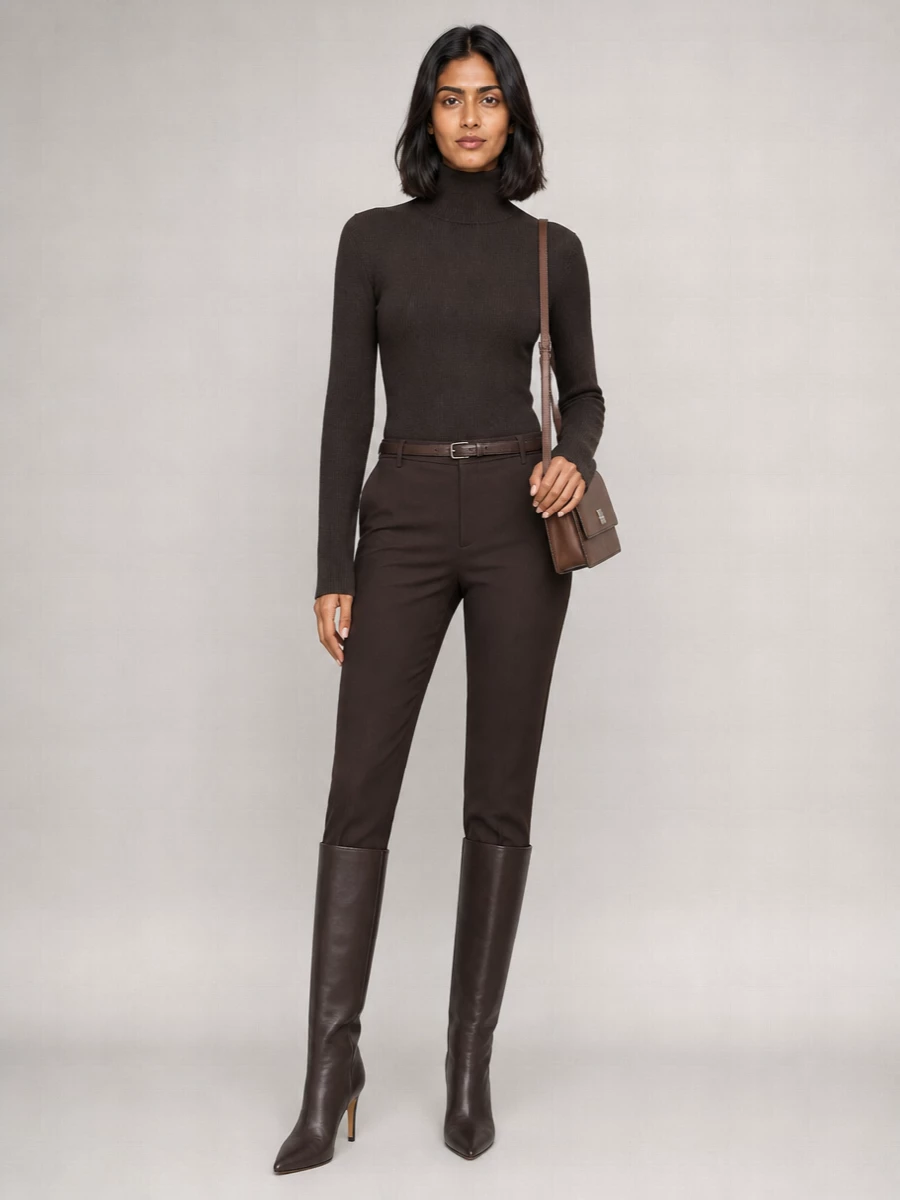 Max Mara Virgin Wool Turtleneck Sweater