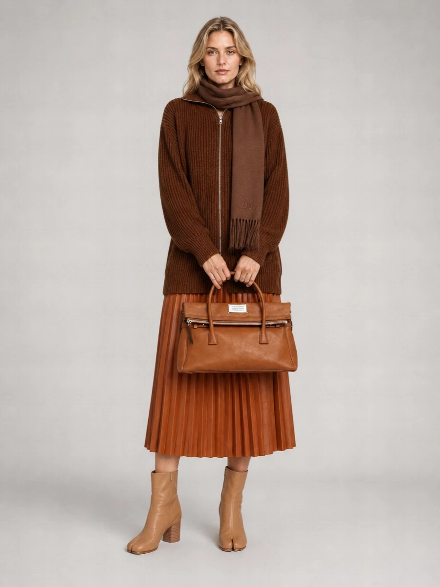 Mm6 Maison Margiela Wool Crewneck Cardigan