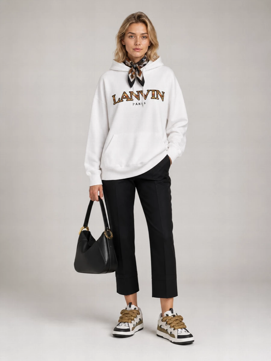 Lanvin Leather Low-Top Sneakers