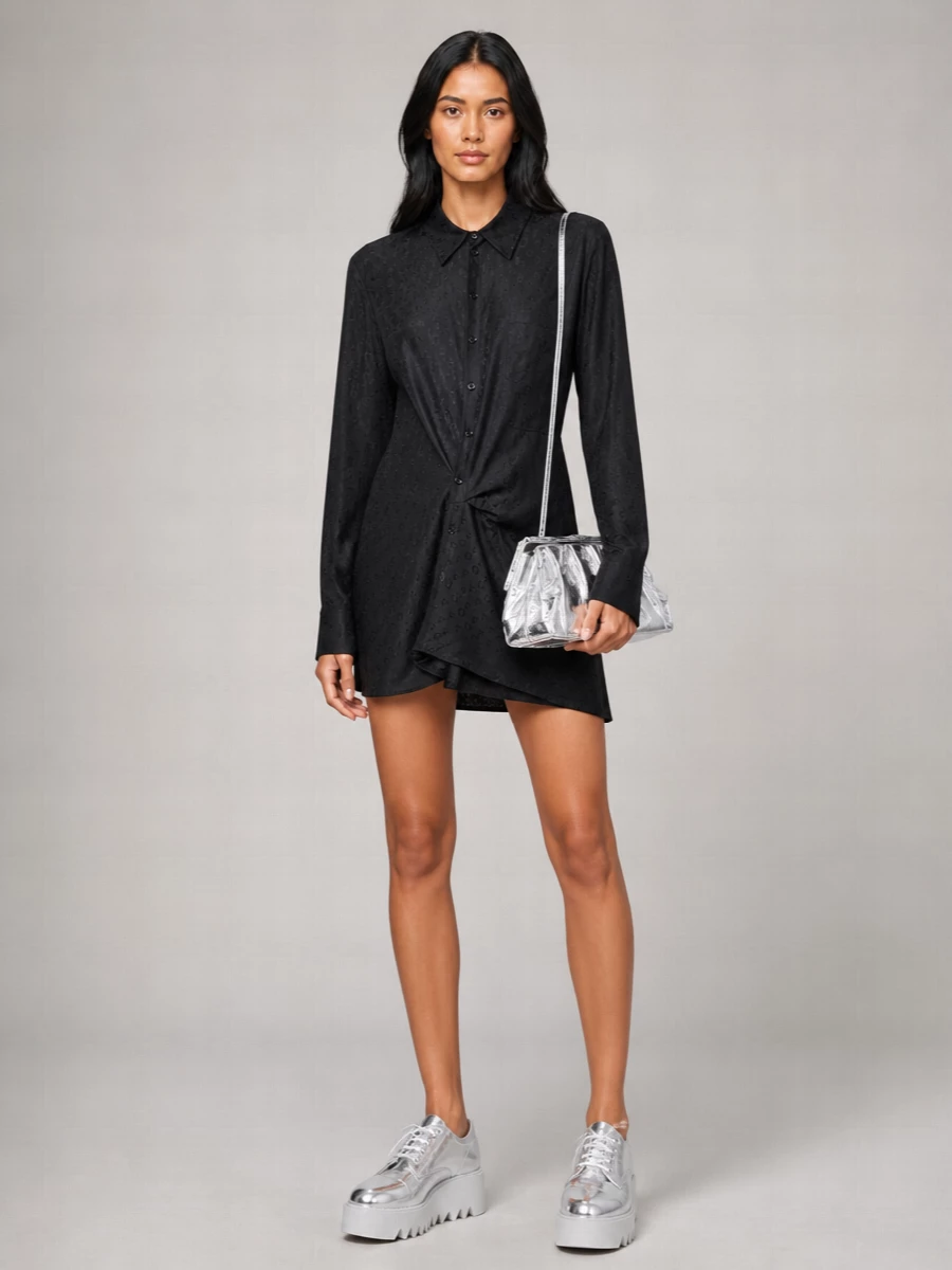 Themoiré Na Clutch Bag