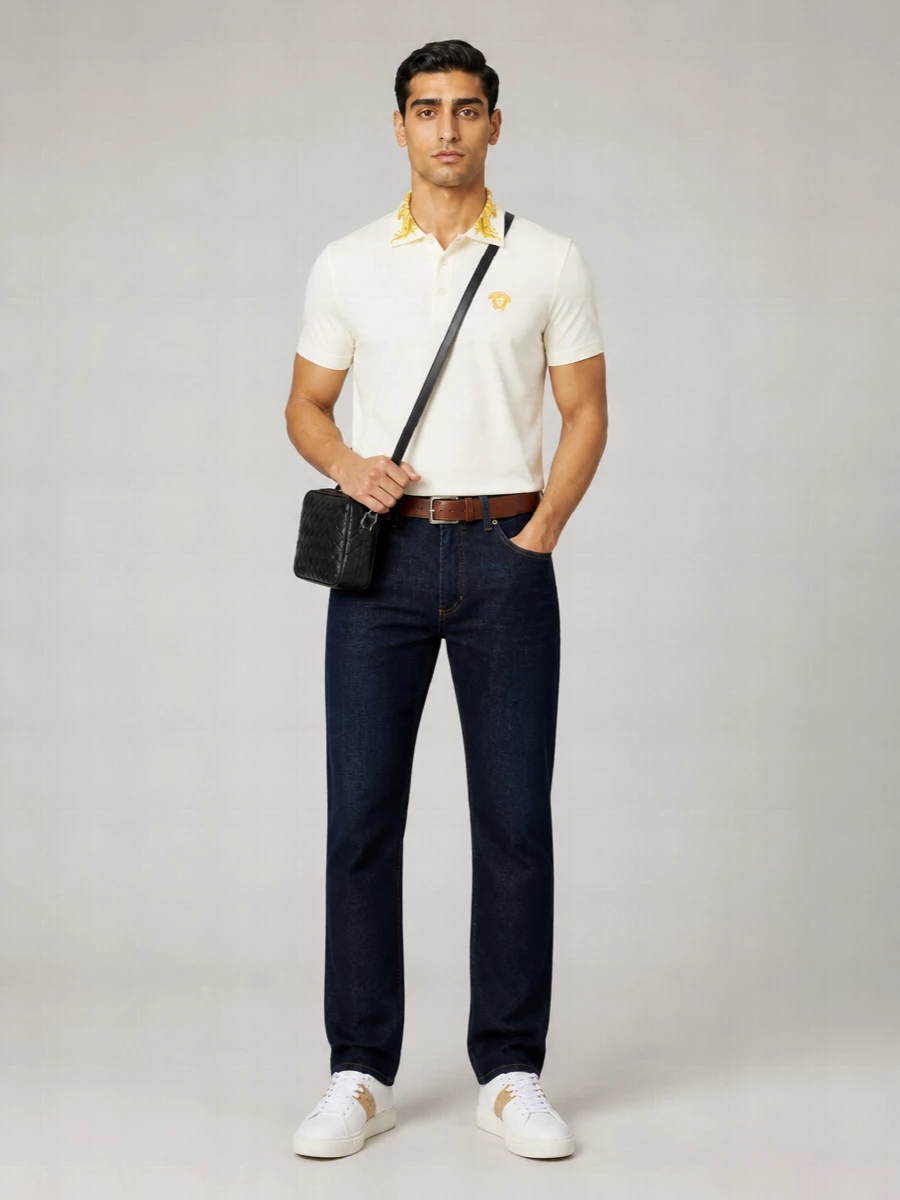 Bottega Veneta Leather Mini Messenger Bag