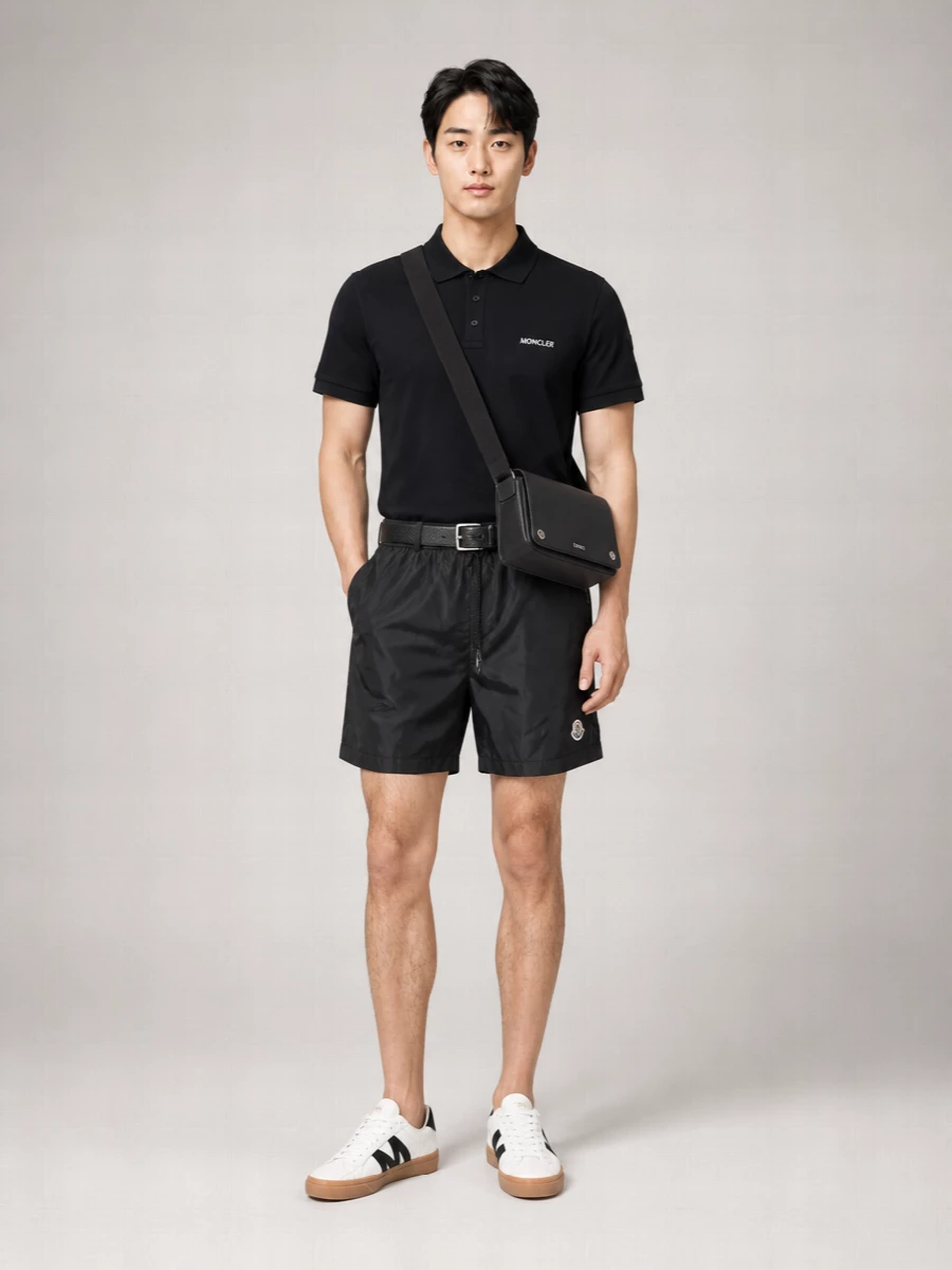 Moncler Cotton Piqué Polo Shirt