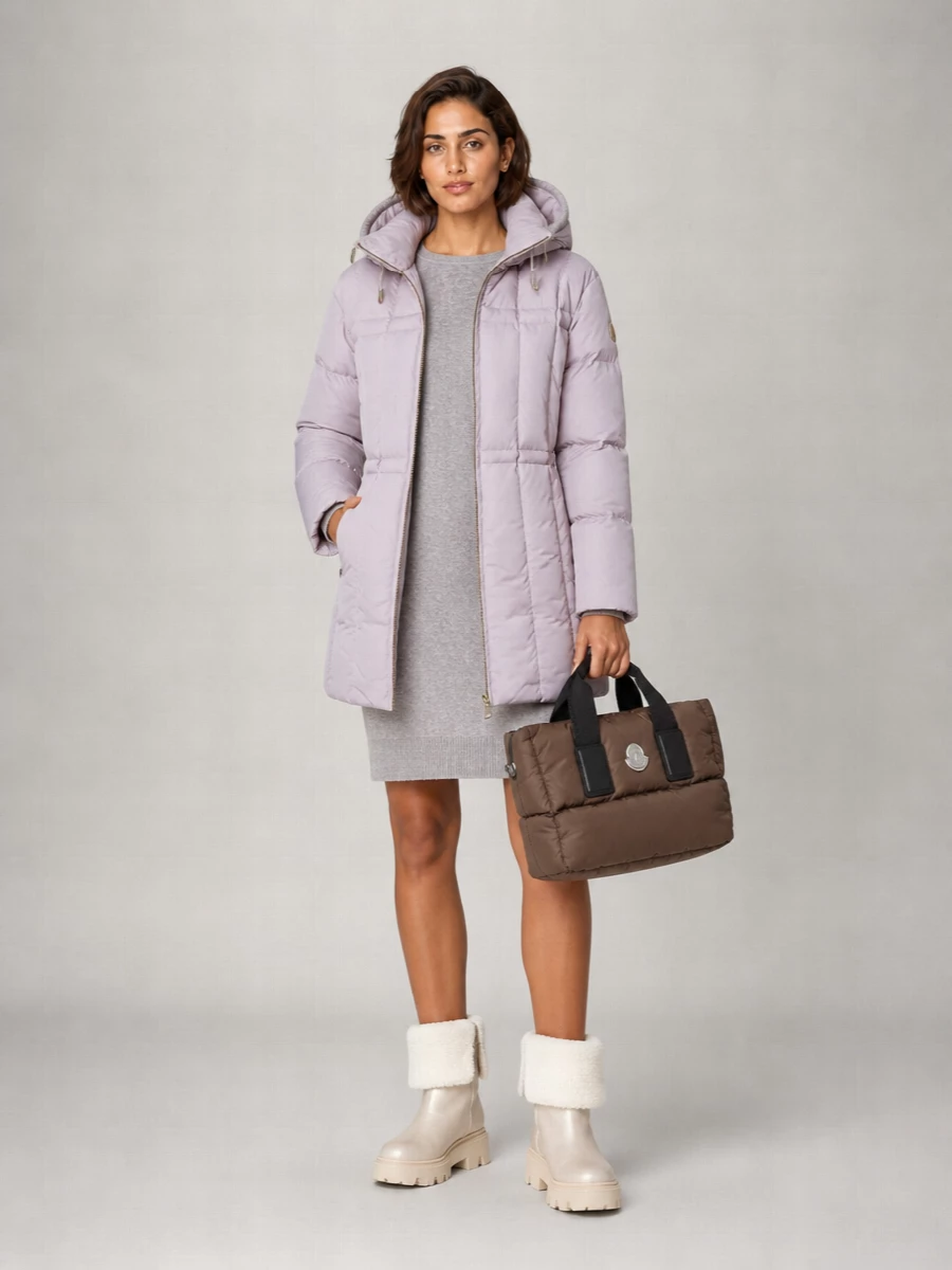 Moncler nylon parka coat