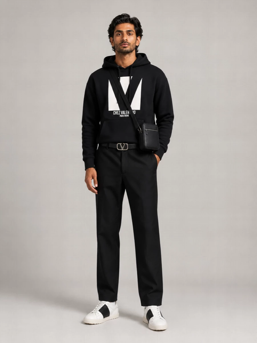 Valentino Cotton Hoodie