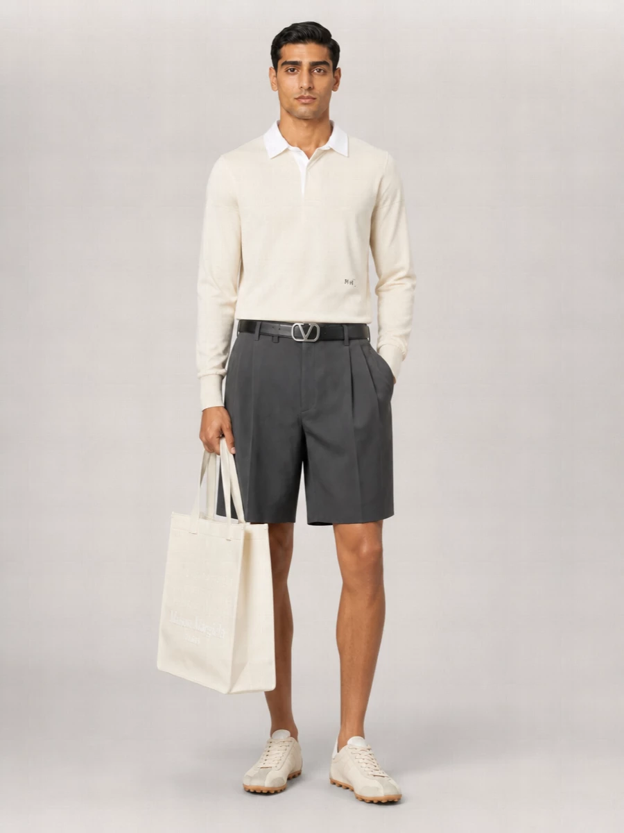 Maison Margiela Printed Regular-Fit Polo Shirt
