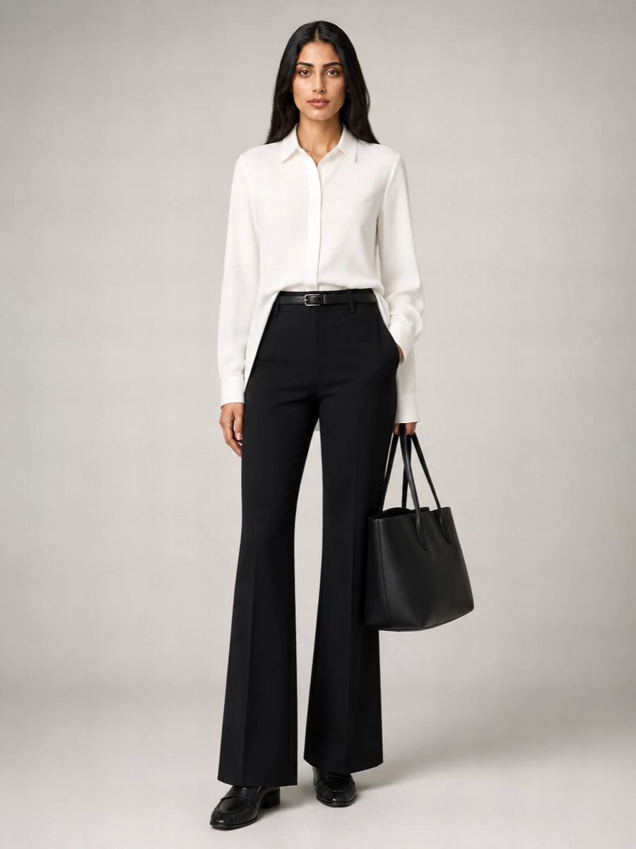 The Row Wool Tailored Trousers