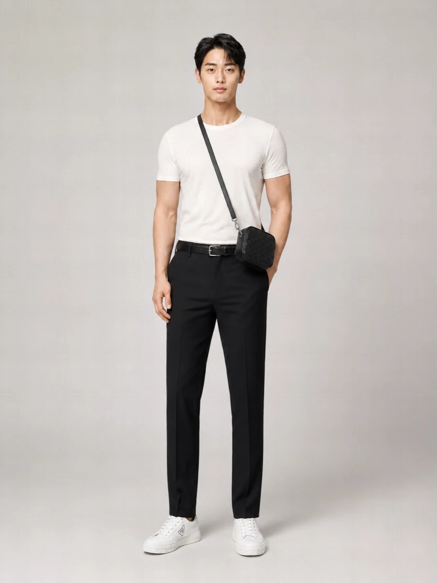 Prada Cotton Ribbed Crew-Neck T-Shirt Set