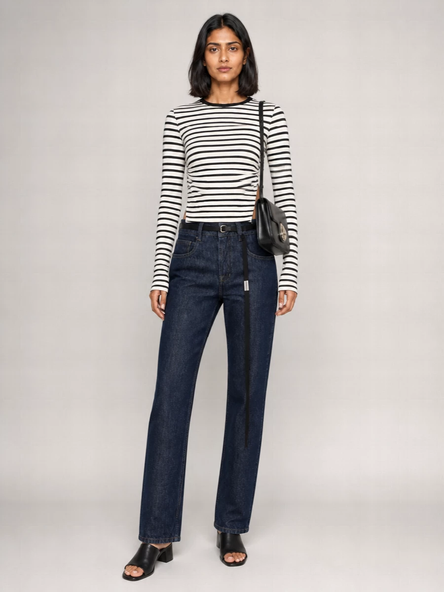 Ann Demeulemeester Cotton Slim-Fit Cropped Straight Trousers