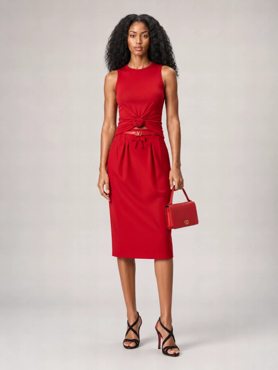 Magda Butrym Draped Sleeveless Top
