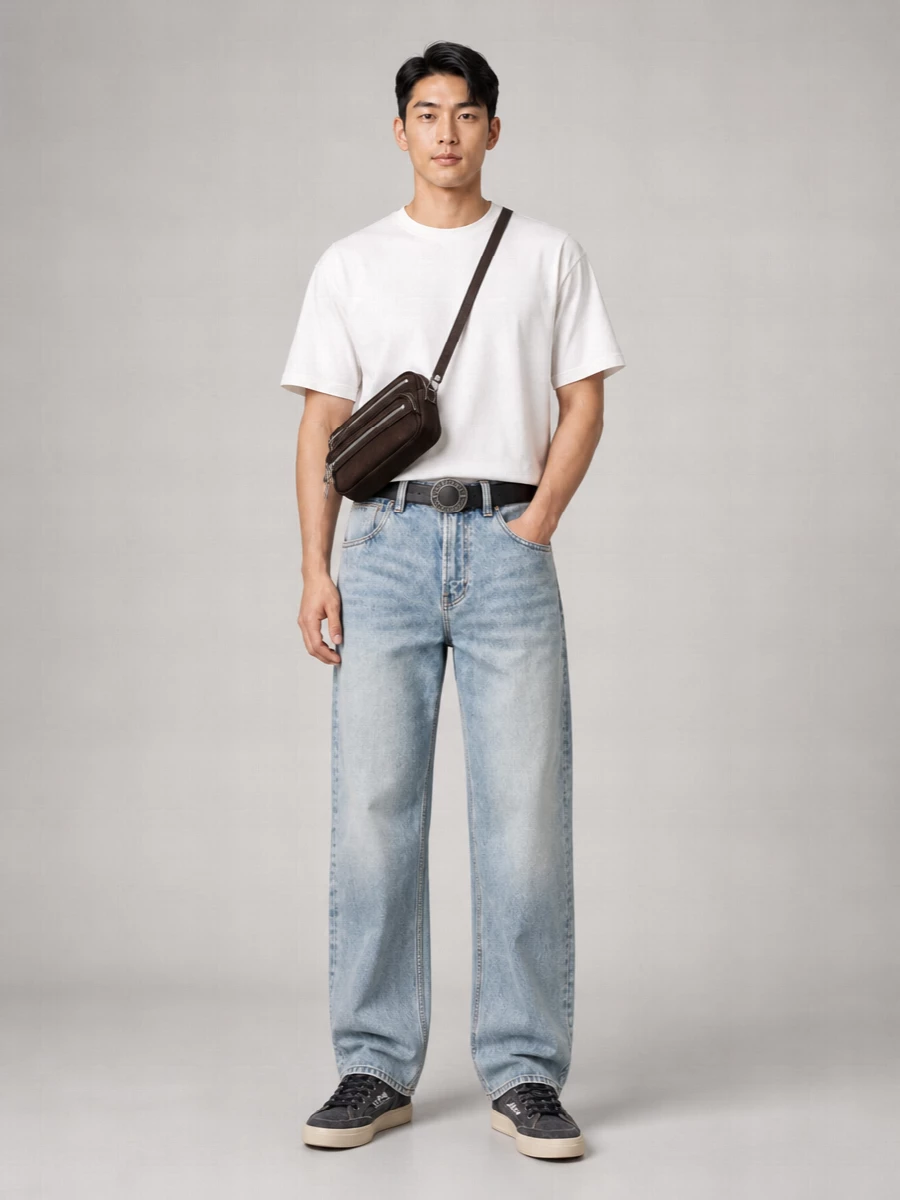 Entire Studios Denim Straight-Leg Jeans