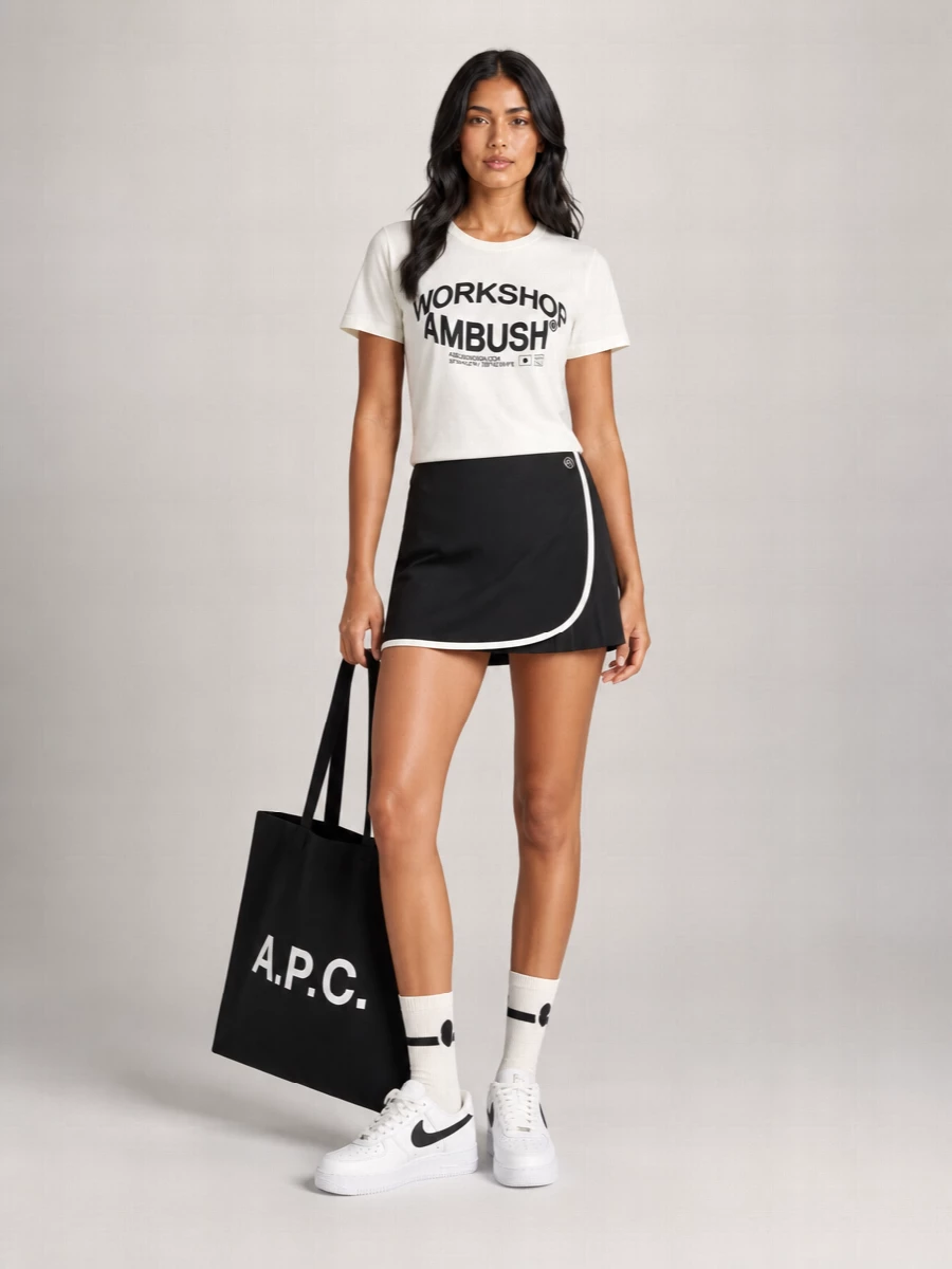 Ambush Cotton Logo Print Jersey T-Shirt