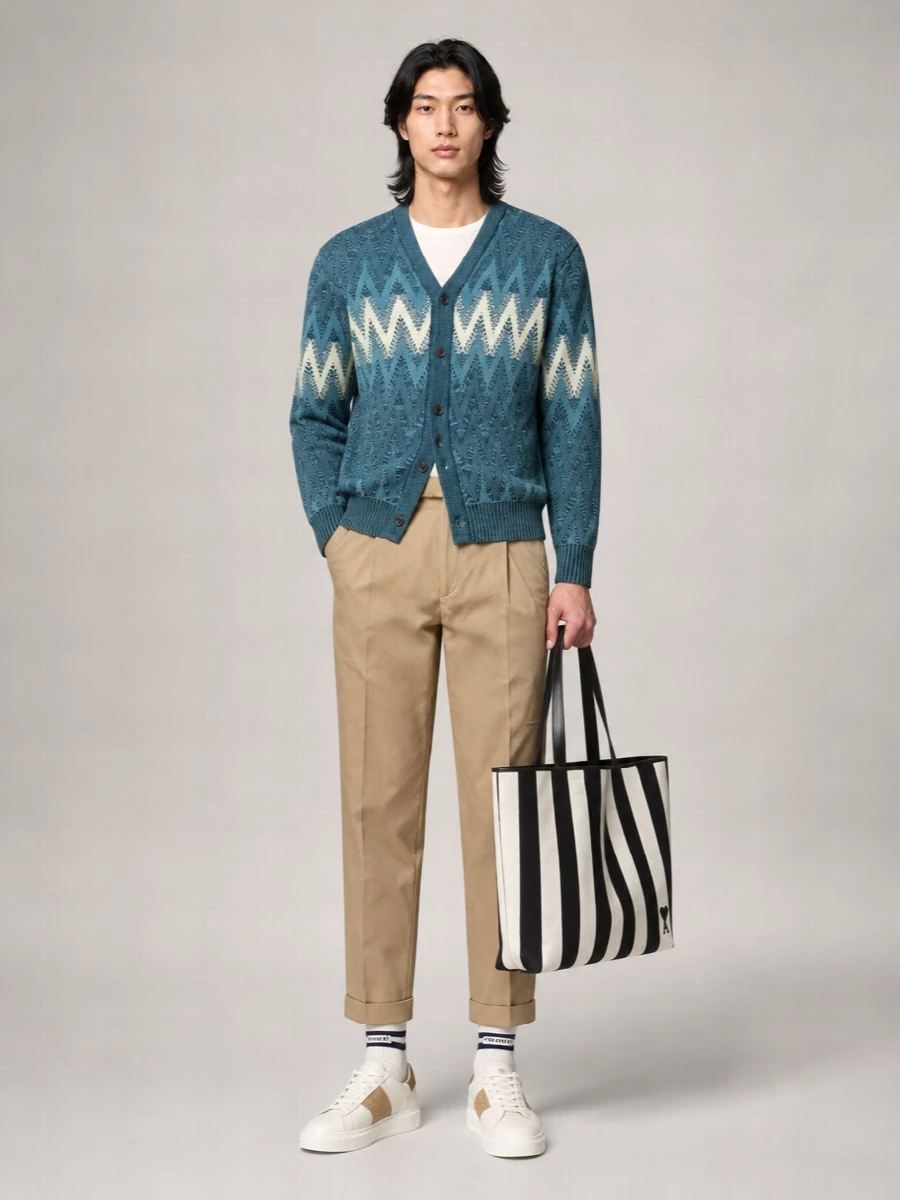 Beams Plus Cotton Cardigan