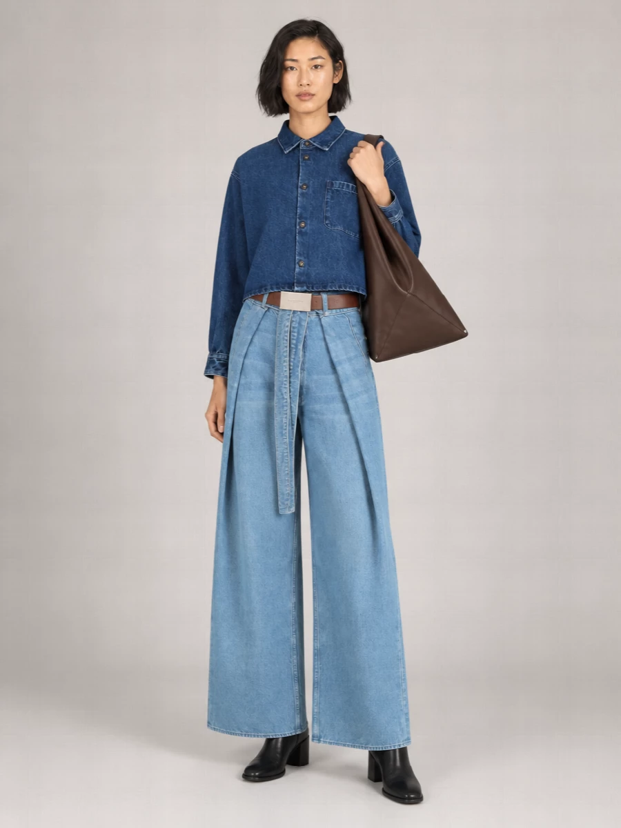 Mother High-Rise Wide-Leg Jeans