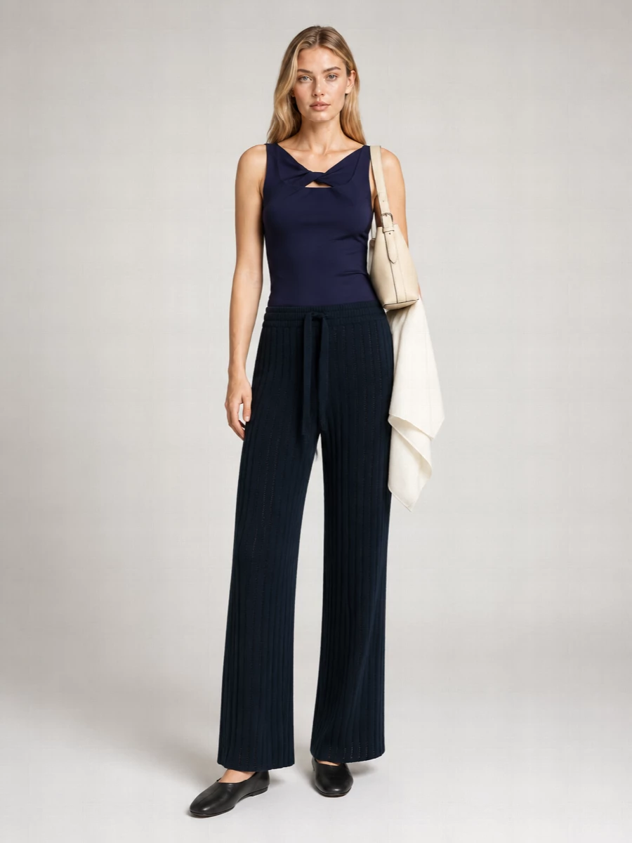 Eres Square Neck Sleeveless Top