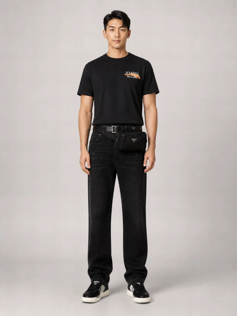 Amiri Cotton Logo Print T-Shirt
