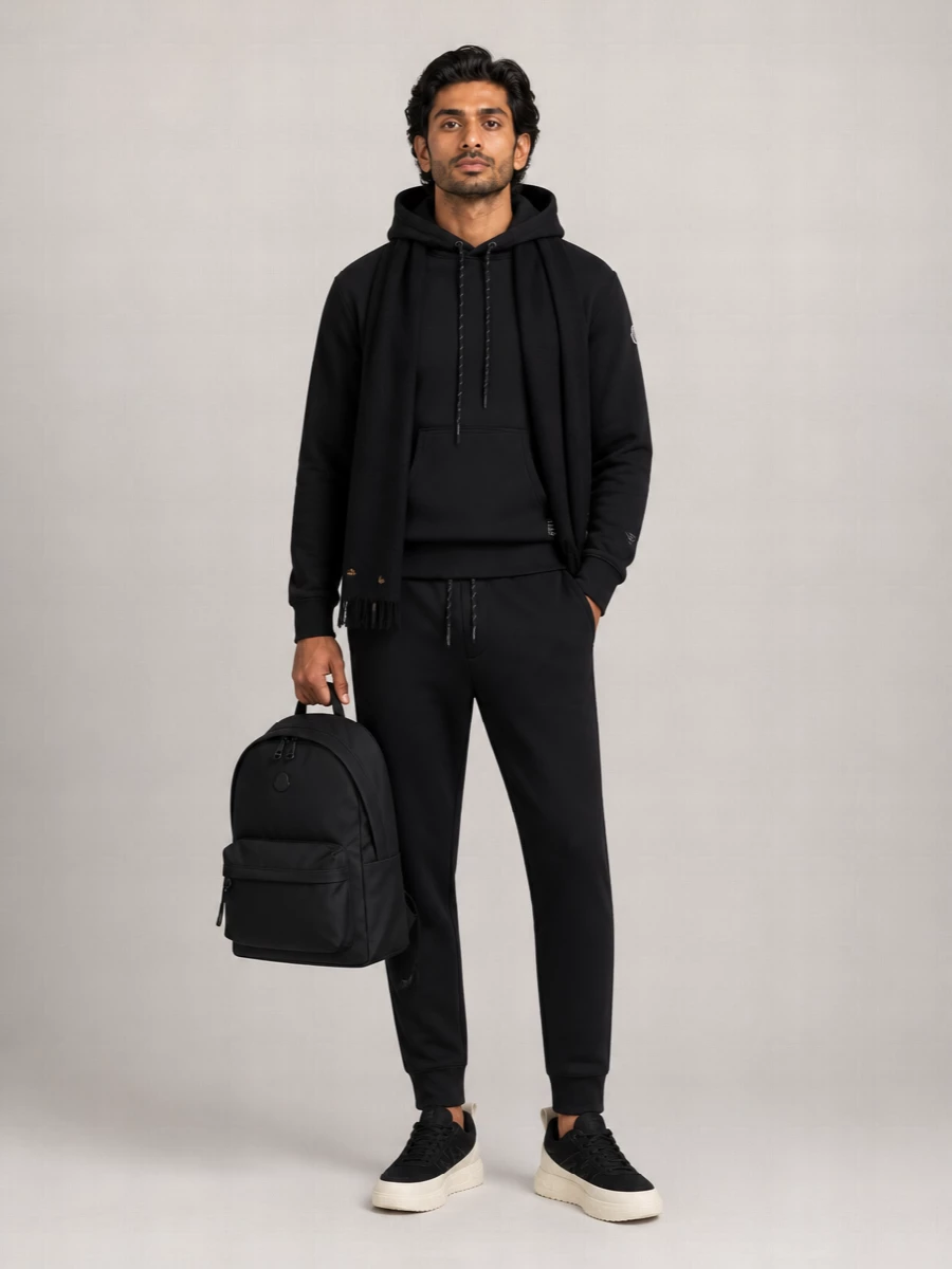 Moncler Cotton Hooded Sweatshirt