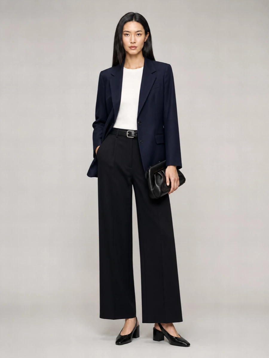 Circolo 1901 Cotton Wide-Leg Trousers
