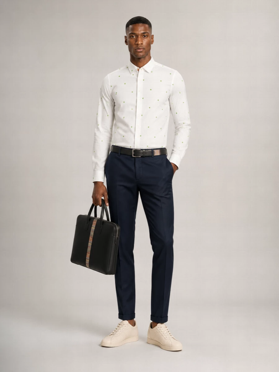 Paul Smith Printed Cotton Shirt