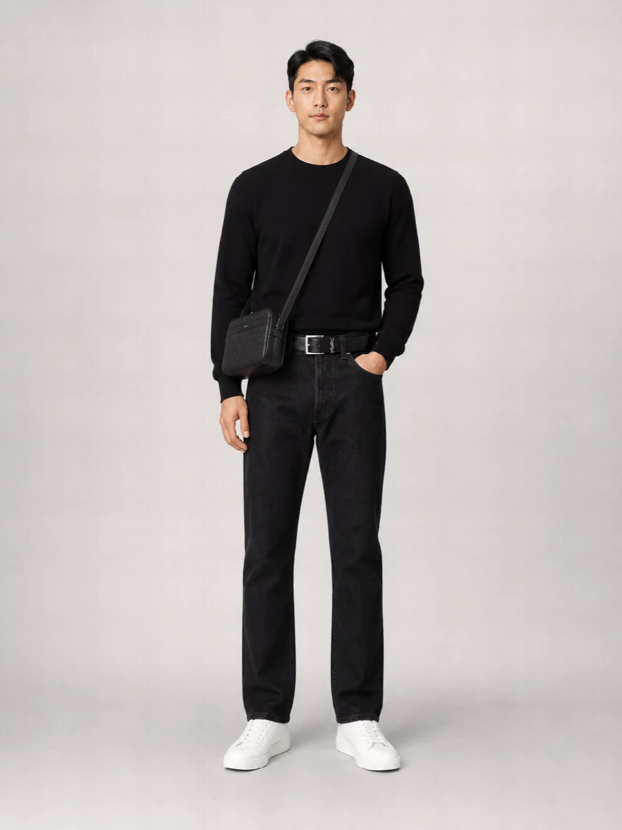Saint Laurent Cotton Logo-Embroidered Sweatshirt