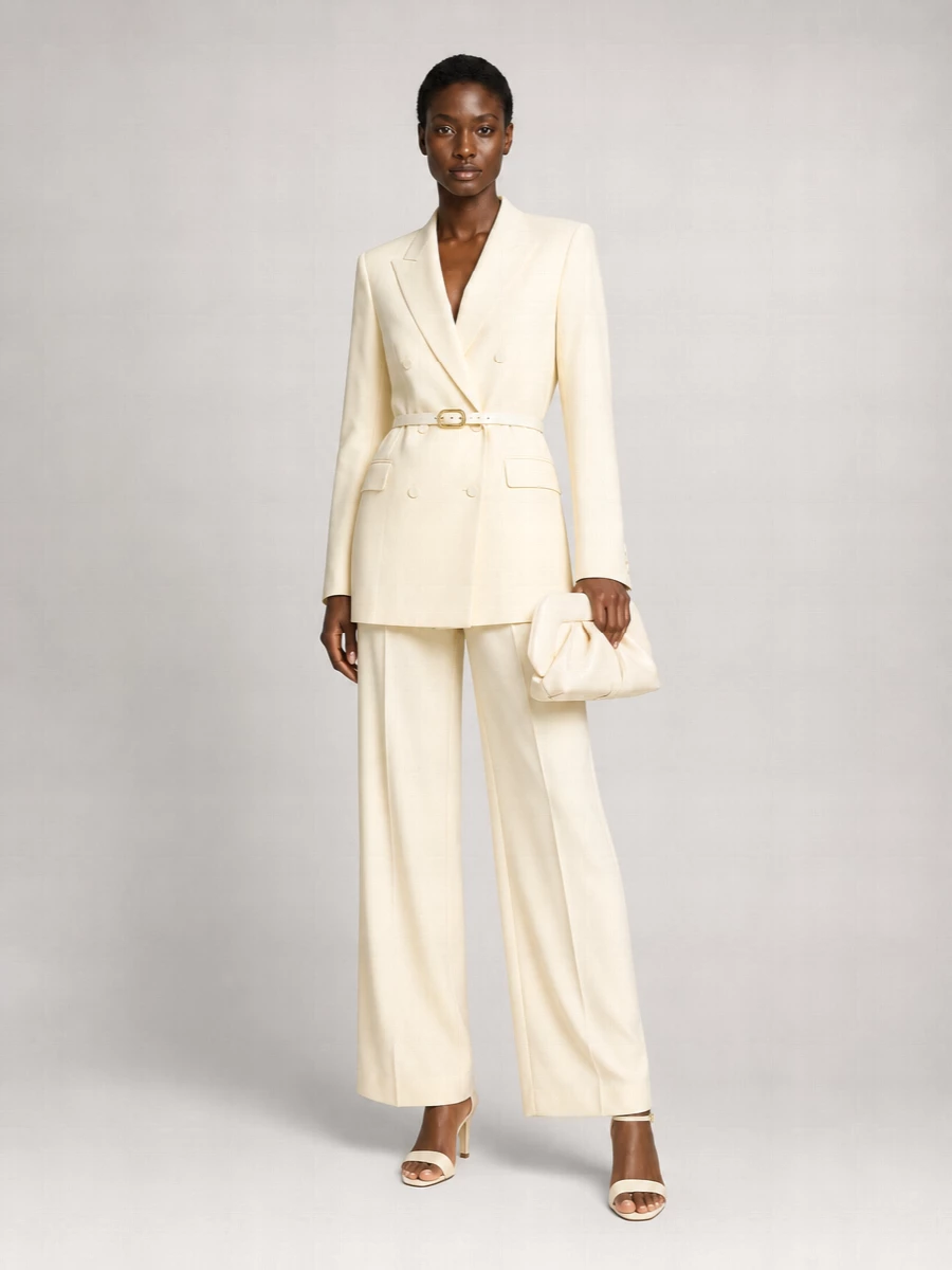 Giuseppe Di Morabito Virgin Wool Wide-Leg Trousers