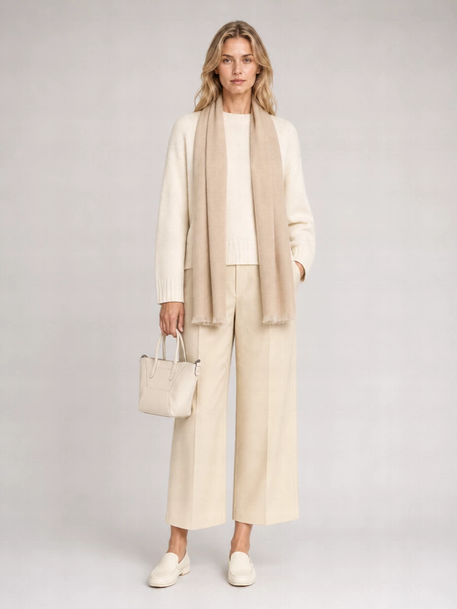 Guest In Residence Cashmere Crew Neck Sweater