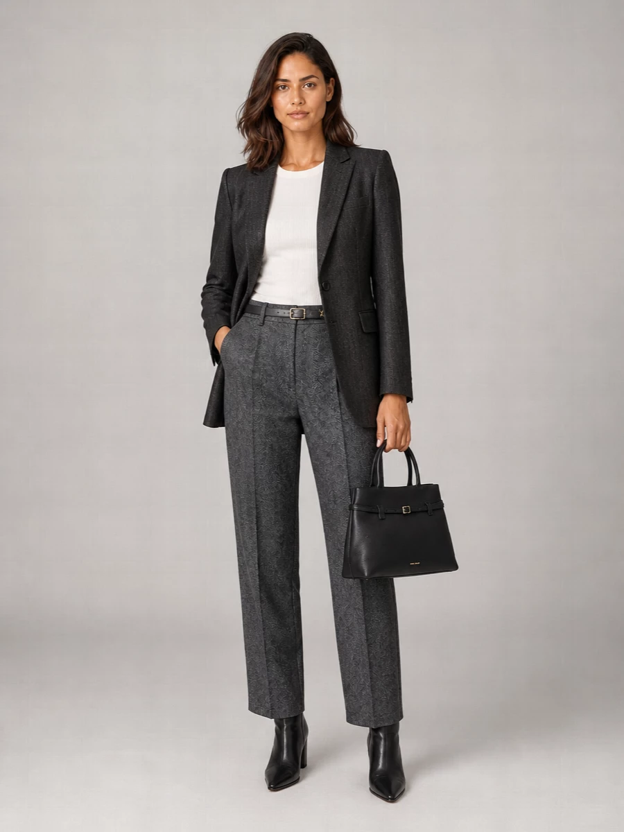 Blazé Milano straight-leg suit trousers