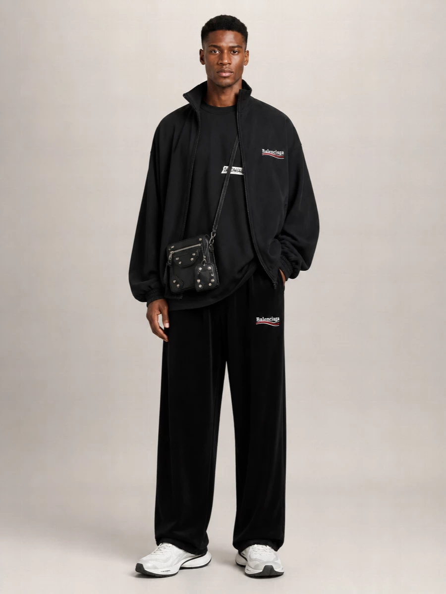 Balenciaga Zip-Up Blouson Jacket