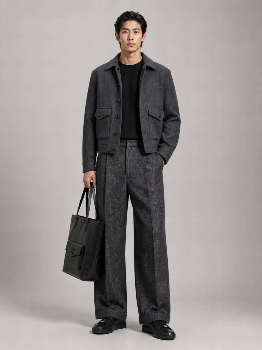 Valentino Garavani Cashmere Blend Single Breasted Coat
