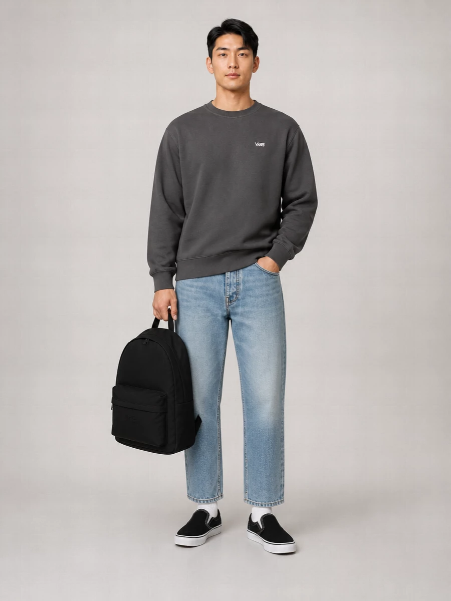 Vans Cotton Crew Neck Sweater