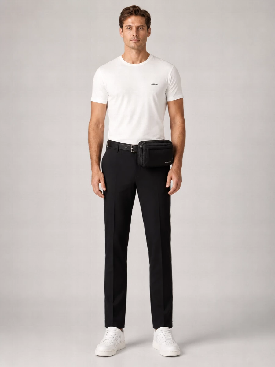 Ambush Cotton Ribbed Crew Neck T-Shirt Set