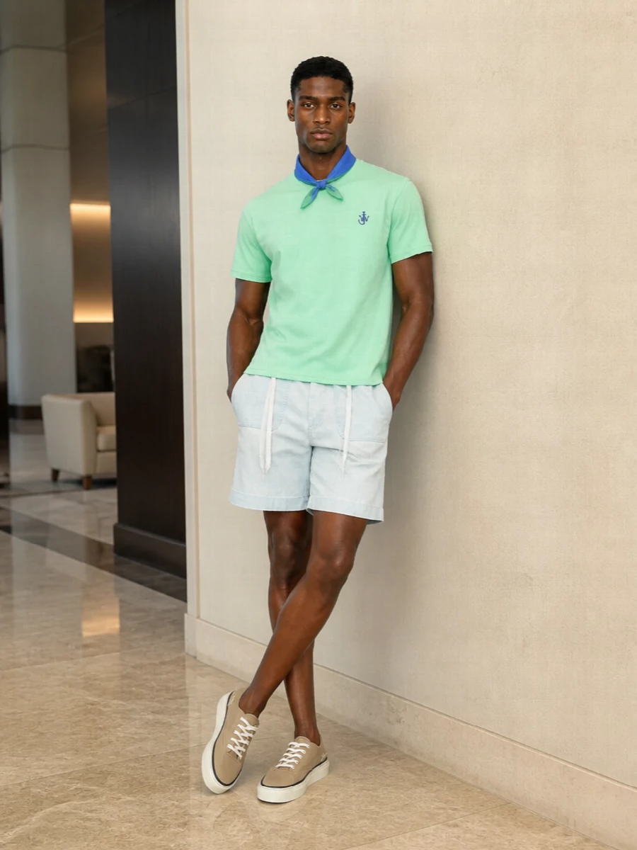 Jw anderson mint tee kenzo short jacquemus sneaker
