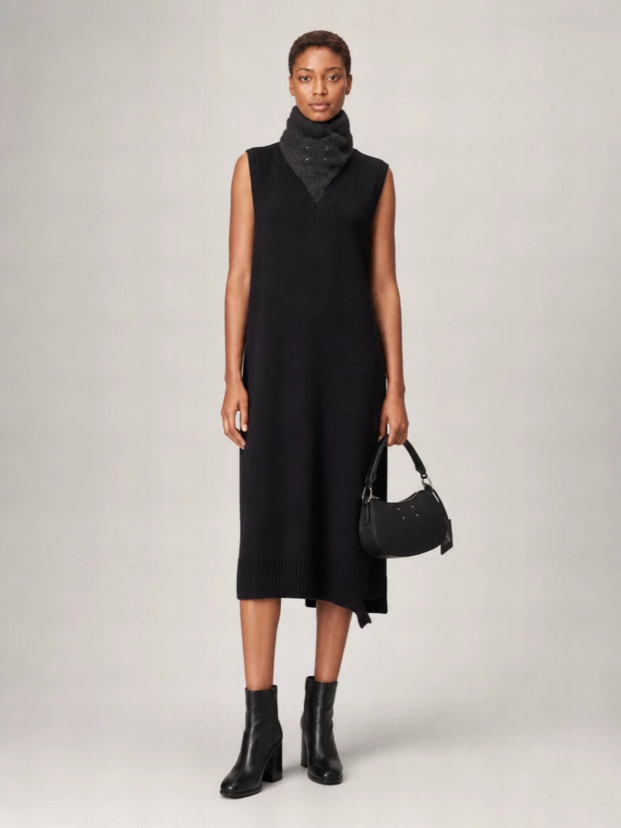 Mm6 Maison Margiela Wool Mini Dress