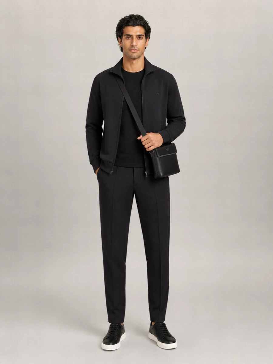 Emporio Armani Cotton Zip Jacket