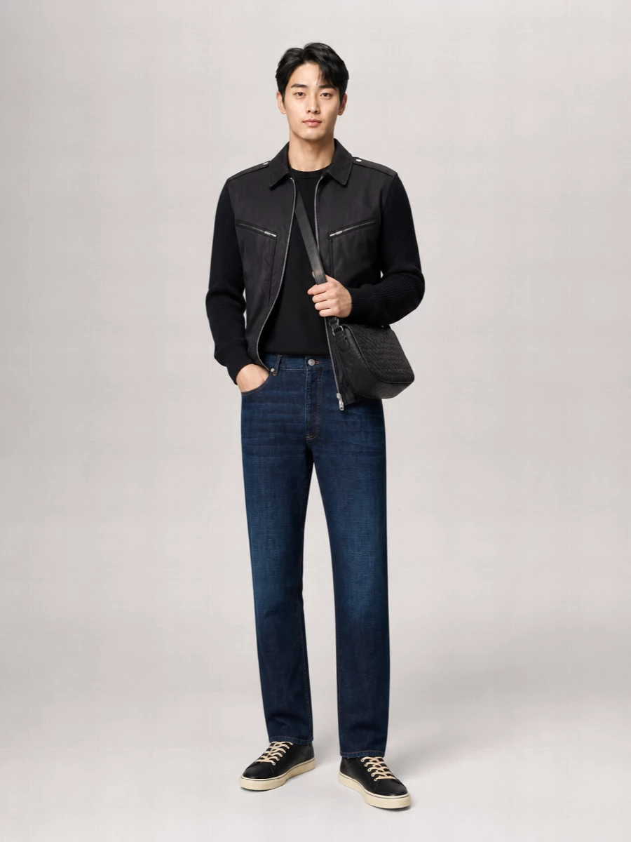 Brunello Cucinelli Leather Bomber Jacket